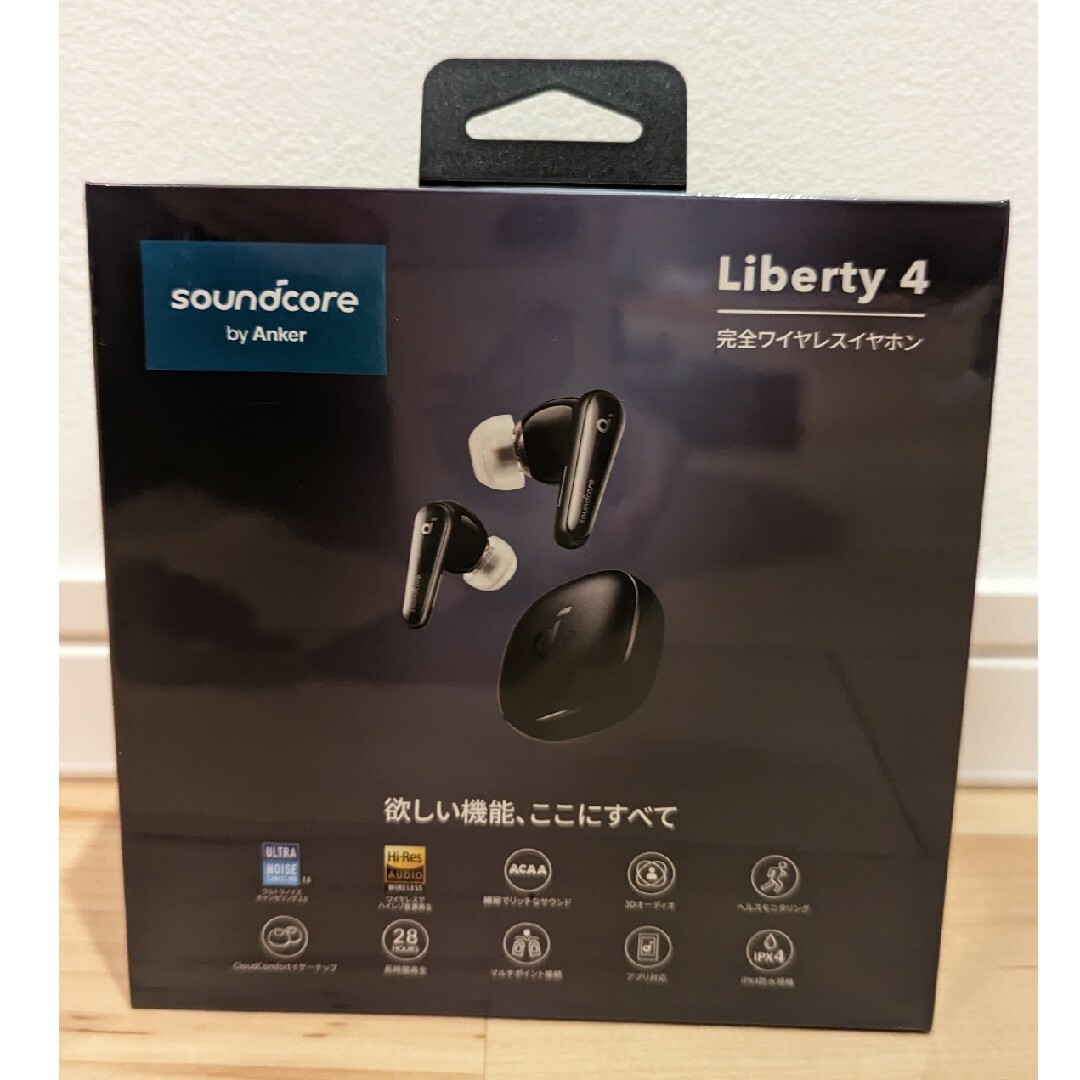 Anker(アンカー)の新品　soundcore LIBERTY 4 スマホ/家電/カメラのオーディオ機器(ヘッドフォン/イヤフォン)の商品写真