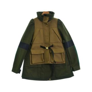 サカイ(sacai)のsacai サカイ ブルゾン（その他） 2(M位) キャメルxカーキx緑等 【古着】【中古】(その他)