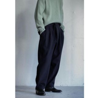 コモリ(COMOLI)の【L'ECHOPPE別注】COMOLI Wool Napping pants(スラックス)