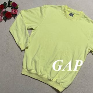 ギャップ(GAP)の大特価セール中　ギャップ　GAP ♡スウェット トレーナー　黄色系　即発送(トレーナー/スウェット)