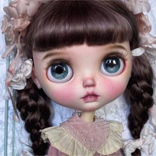 カスタムブライス かわいい 海外作家様 ヴィンテージドール感 淑やか フルセット(人形)
