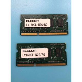 エレコム(ELECOM)のエレコム　ノートパソコンメモリ　2GB×2 4GB(ノートPC)