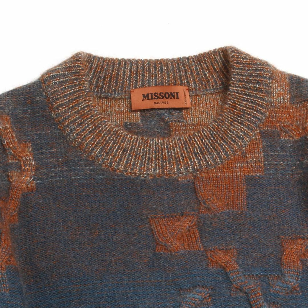 MISSONI(ミッソーニ)のsize58 MISSONI モヘヤニット ミッソーニ グラデーション セーター メンズのトップス(ニット/セーター)の商品写真