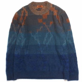 MISSONI - size58 MISSONI モヘヤニット ミッソーニ グラデーション セーター