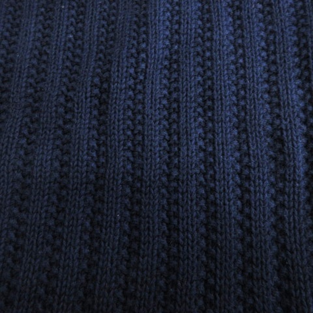 トップスラルフローレン 半袖ニットセーター コットン レディースL 紺色