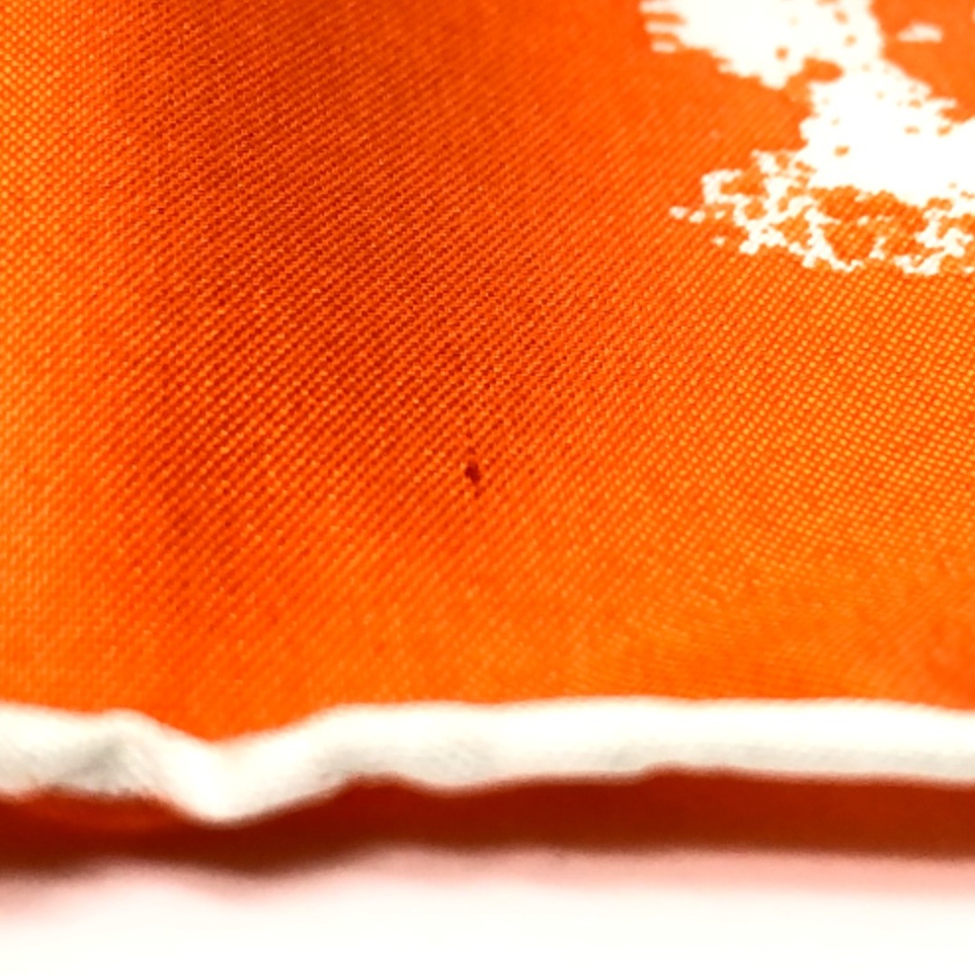 【オンライン限定商品】 エルメス HERMES カレ70 エクスリプス グローブ トロッター シルク スカーフ シルク オレンジ