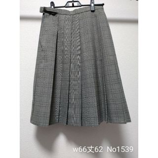 スカート　チェック　w66 丈62 夏物　女子　コスプレ　制服 No1539(衣装)