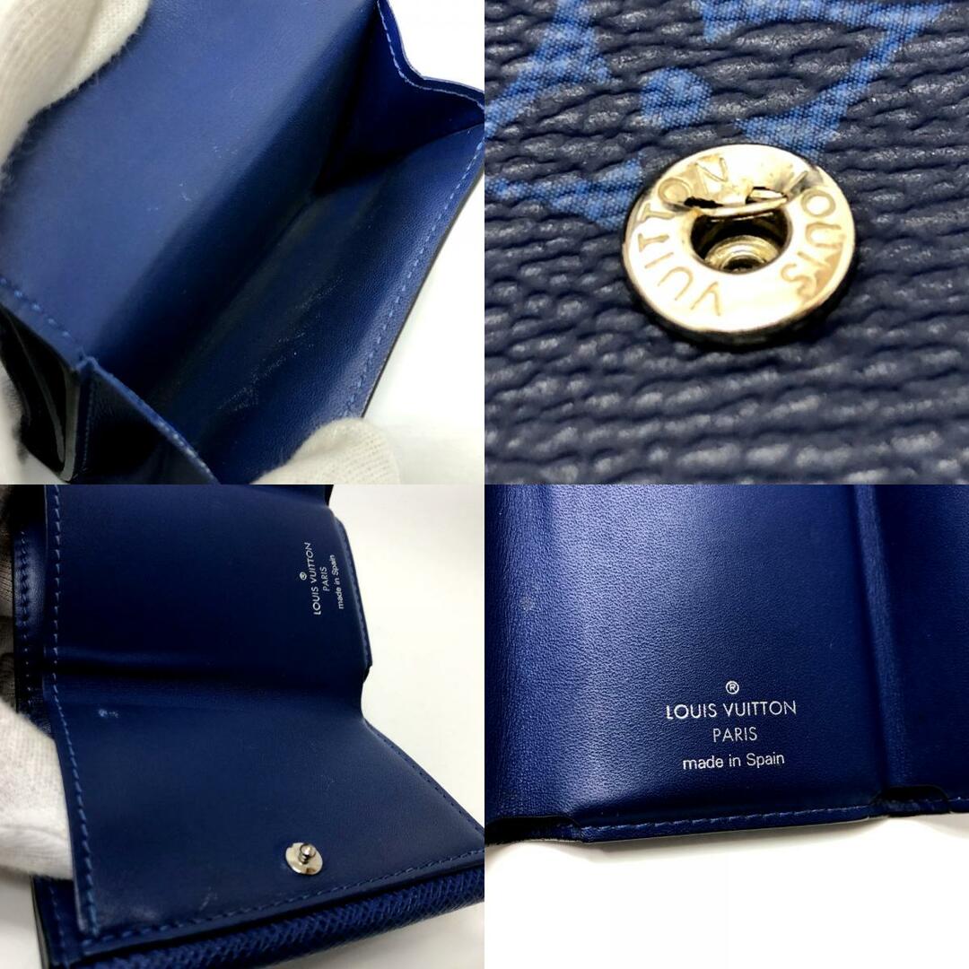 LOUIS VUITTON(ルイヴィトン)のルイヴィトン LOUIS VUITTON ディスカバリー・コンパクト M67620 タイガラマ モノグラム ウォレット 3つ折り財布 モノグラムキャンバス ブルー メンズのファッション小物(折り財布)の商品写真