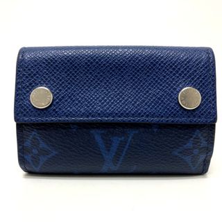 ルイヴィトン(LOUIS VUITTON)のルイヴィトン LOUIS VUITTON ディスカバリー・コンパクト M67620 タイガラマ モノグラム ウォレット 3つ折り財布 モノグラムキャンバス ブルー(折り財布)