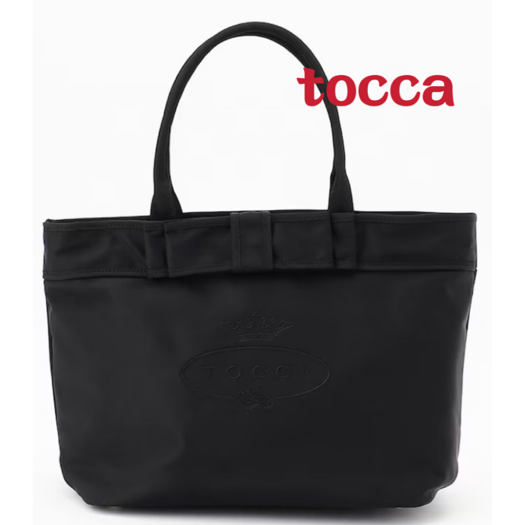 TOCCA(トッカ)のtocca トッカBOW RIBBON LOGONYLON M トートバッグ M レディースのバッグ(トートバッグ)の商品写真