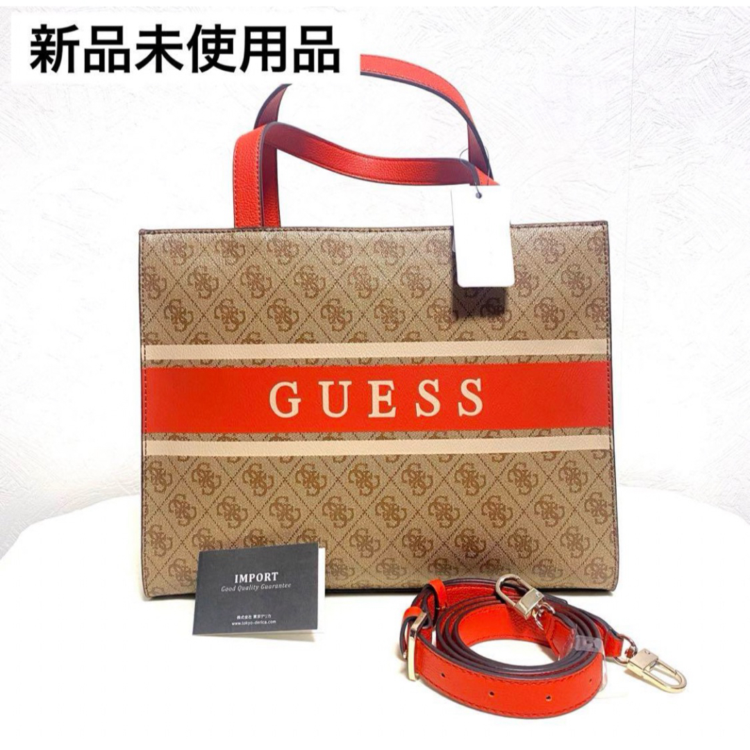 【新品】GUESS 2way トートバッグ ショルダーバッグ