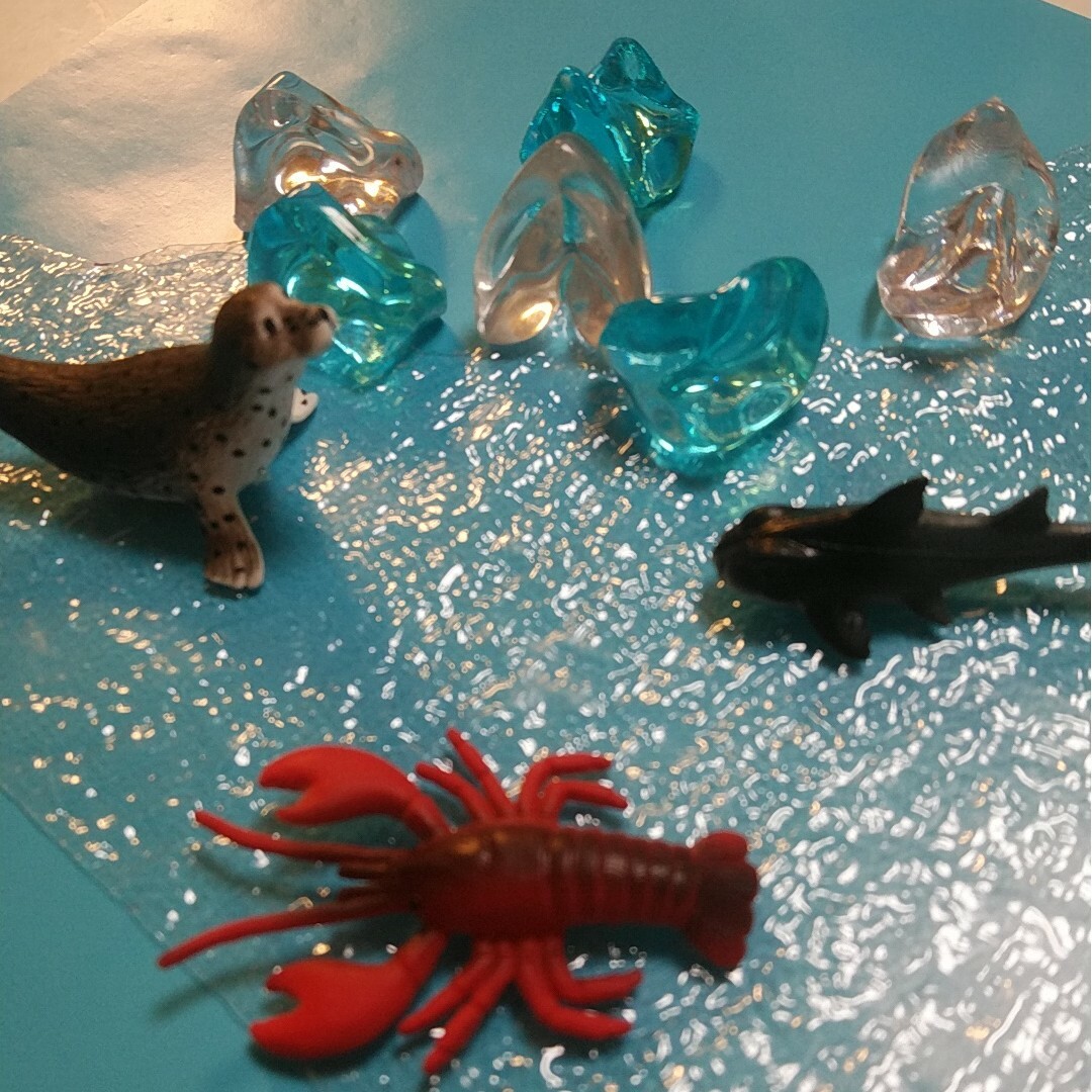 海の生き物①セット キッズ/ベビー/マタニティのおもちゃ(知育玩具)の商品写真