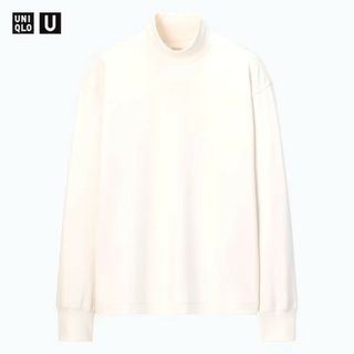 ユニクロ(UNIQLO)の【ユニクロ ユー】ヒートテックコットンタートルネックT(長袖) オフホワイトL(Tシャツ(長袖/七分))