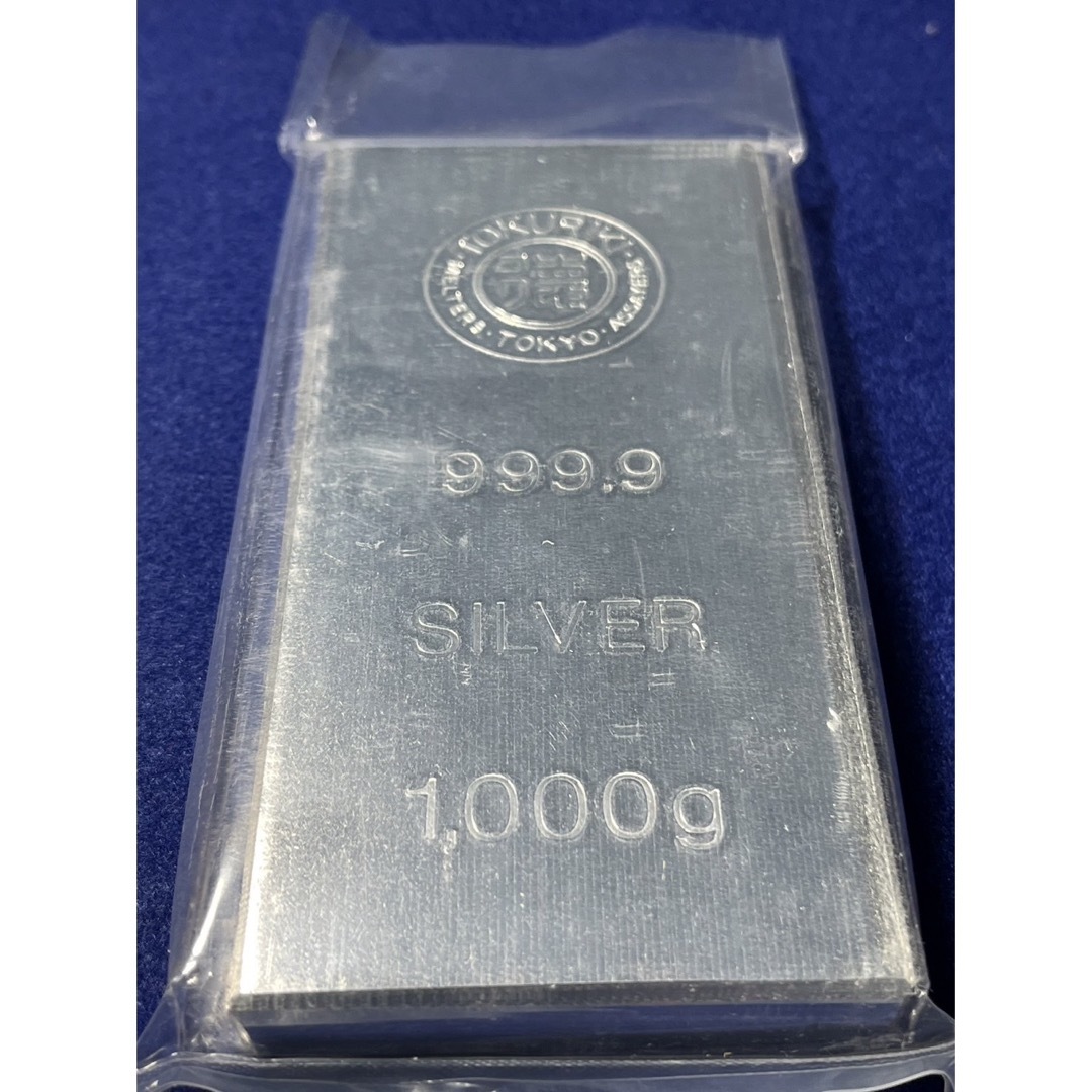 徳力本店　純銀　インゴット　1kg  新品未開封品　1枚