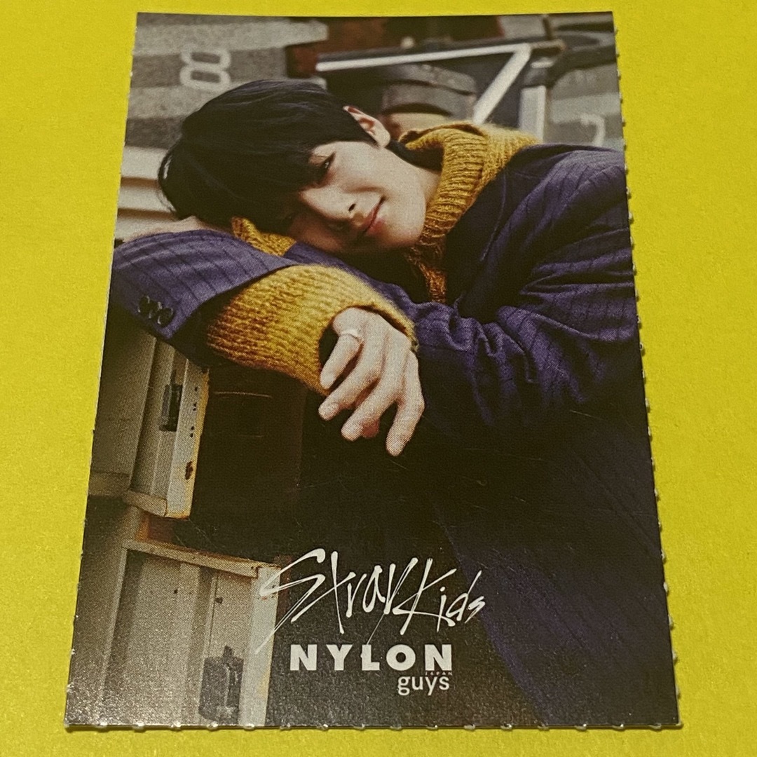 Stray Kids(ストレイキッズ)のNYLON JAPAN 2020年 2月号 no.189 付録 アイエン エンタメ/ホビーのタレントグッズ(アイドルグッズ)の商品写真