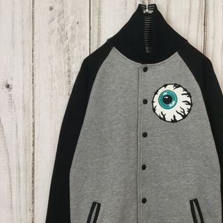 ミシカ(MISHKA)の【ミシカ スタジャン】 ビッグロゴ ラグラン袖 M相当 MISHKA 古着(スタジャン)