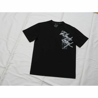 ブラックレーベルクレストブリッジ(BLACK LABEL CRESTBRIDGE)のブラックレーベル クレストブリッジ 半袖ブランドロゴ入りTシャツ M　黒 (Tシャツ/カットソー(半袖/袖なし))