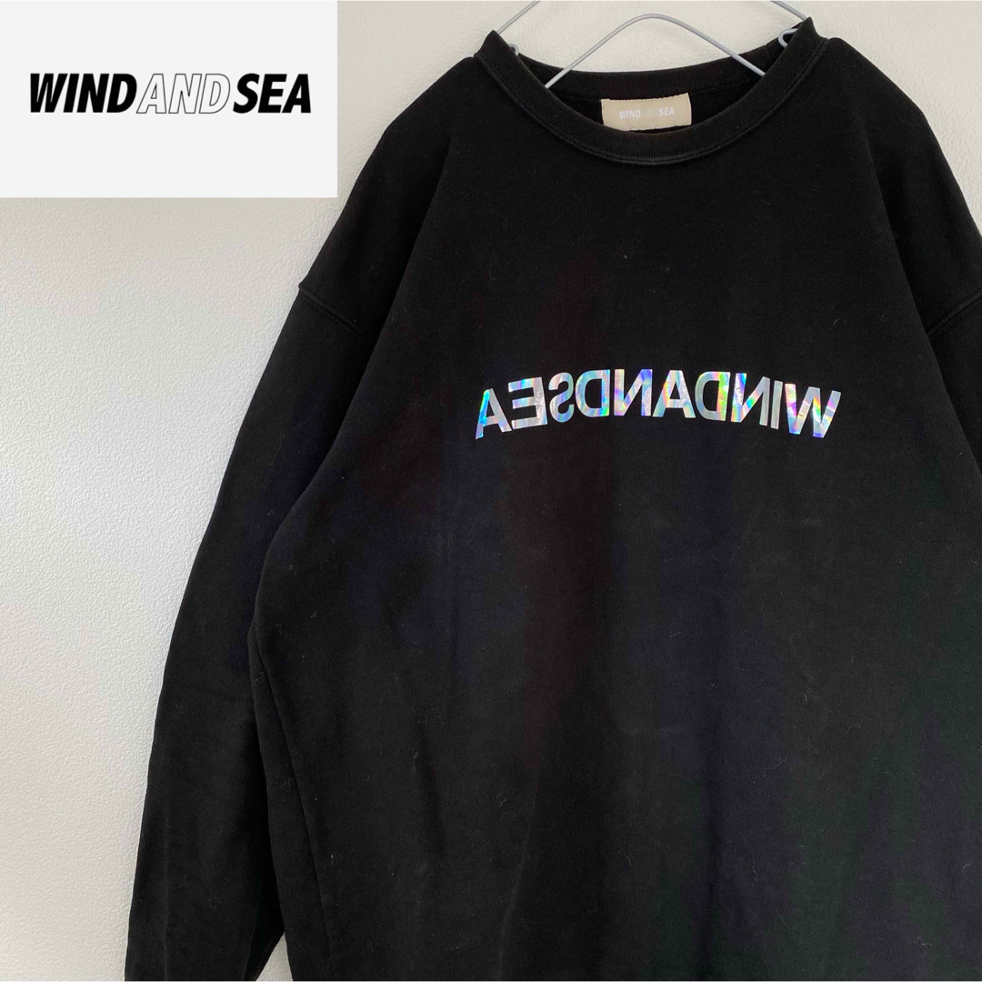 即納大特価 ロンT- 即完売】WIND wind ロゴプリント and sea AND ...