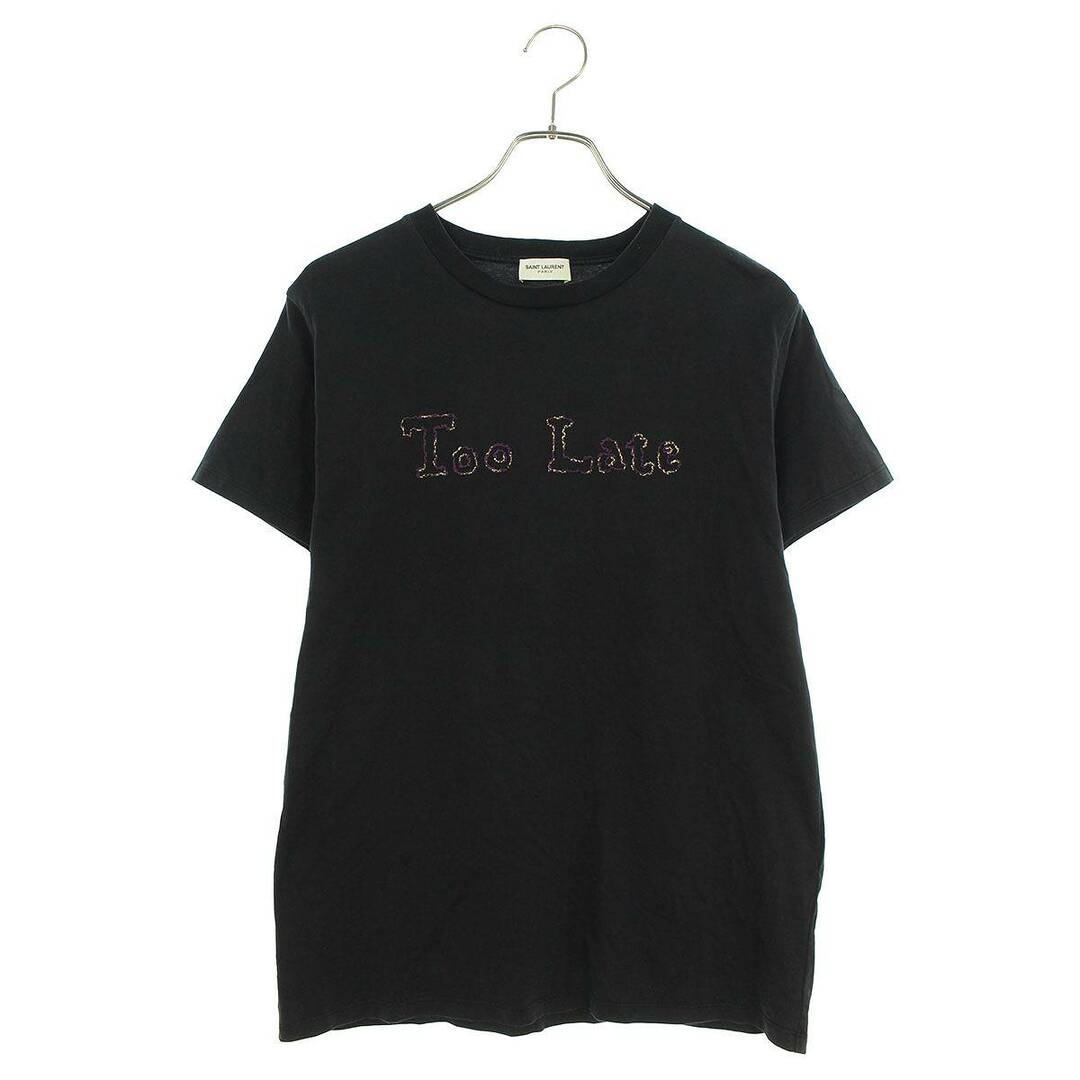 Saint Laurent(サンローラン)のサンローランパリ  16SS  418511 Y20S1 TooLate刺繍Tシャツ メンズ S メンズのトップス(Tシャツ/カットソー(半袖/袖なし))の商品写真