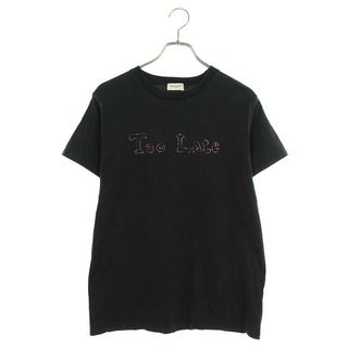 サンローラン(Saint Laurent)のサンローランパリ  16SS  418511 Y20S1 TooLate刺繍Tシャツ メンズ S(Tシャツ/カットソー(半袖/袖なし))