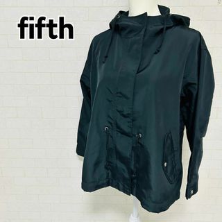 フィフス(fifth)の【美品】fifth フィフス ナイロンマウンテンパーカー ブラック M(ナイロンジャケット)