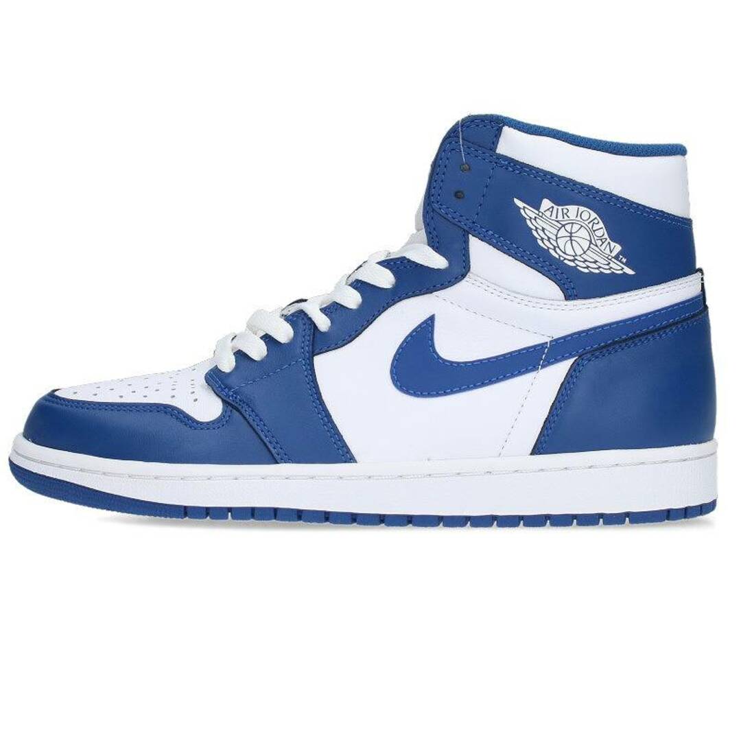 NIKE(ナイキ)のナイキ  2016  AIR JORDAN 1 RETRO HIGH OG STORM BLUE 555088-127 エア ジョーダン1レトロハイオージーストームブルースニーカー メンズ 27.5cm メンズの靴/シューズ(スニーカー)の商品写真