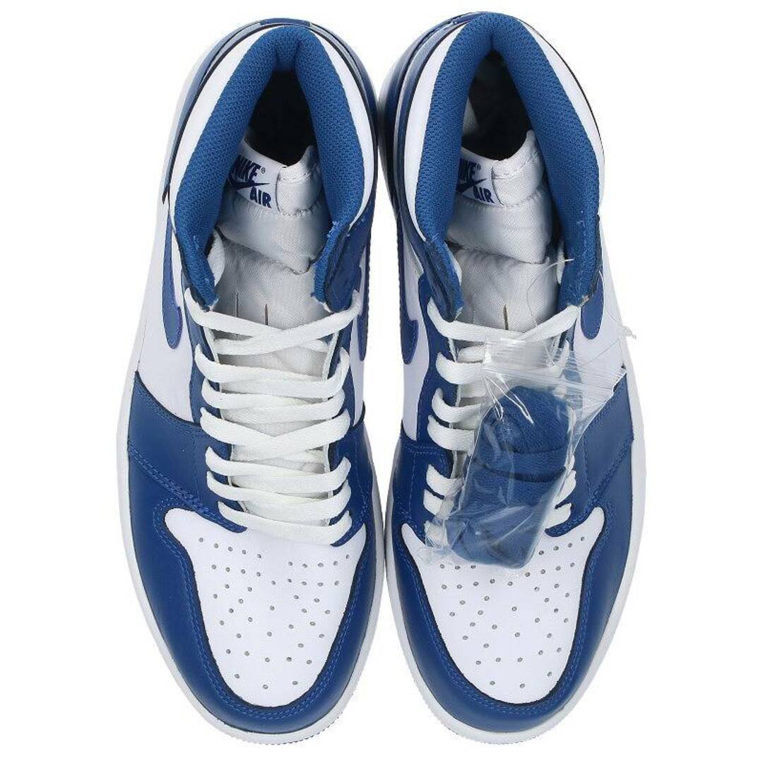 NIKE(ナイキ)のナイキ  2016  AIR JORDAN 1 RETRO HIGH OG STORM BLUE 555088-127 エア ジョーダン1レトロハイオージーストームブルースニーカー メンズ 27.5cm メンズの靴/シューズ(スニーカー)の商品写真