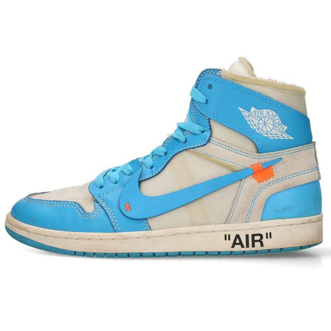 NIKE(ナイキ)のナイキ オフホワイト  AIR JORDAN 1 POWDER BLUE UNC AQ0818-148 エアジョーダン1スニーカー メンズ 28cm メンズの靴/シューズ(スニーカー)の商品写真