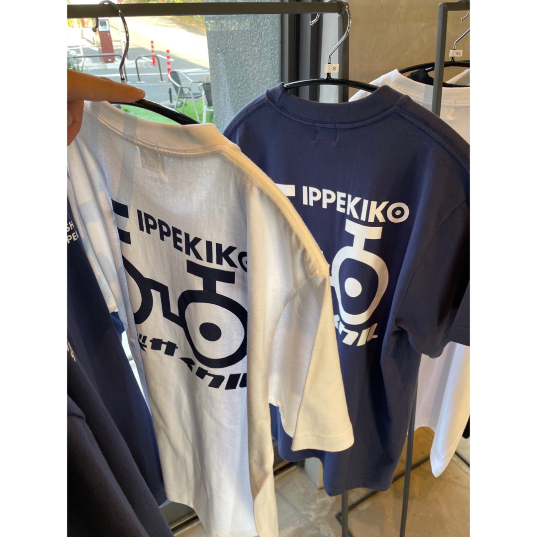 木梨サイクル一碧湖限定Tシャツ　紺色　Lサイズ メンズのトップス(Tシャツ/カットソー(半袖/袖なし))の商品写真