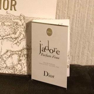 クリスチャンディオール(Christian Dior)のジャドール　パルファン　ドー　サンプルとショップ袋　2023クリスマス(サンプル/トライアルキット)