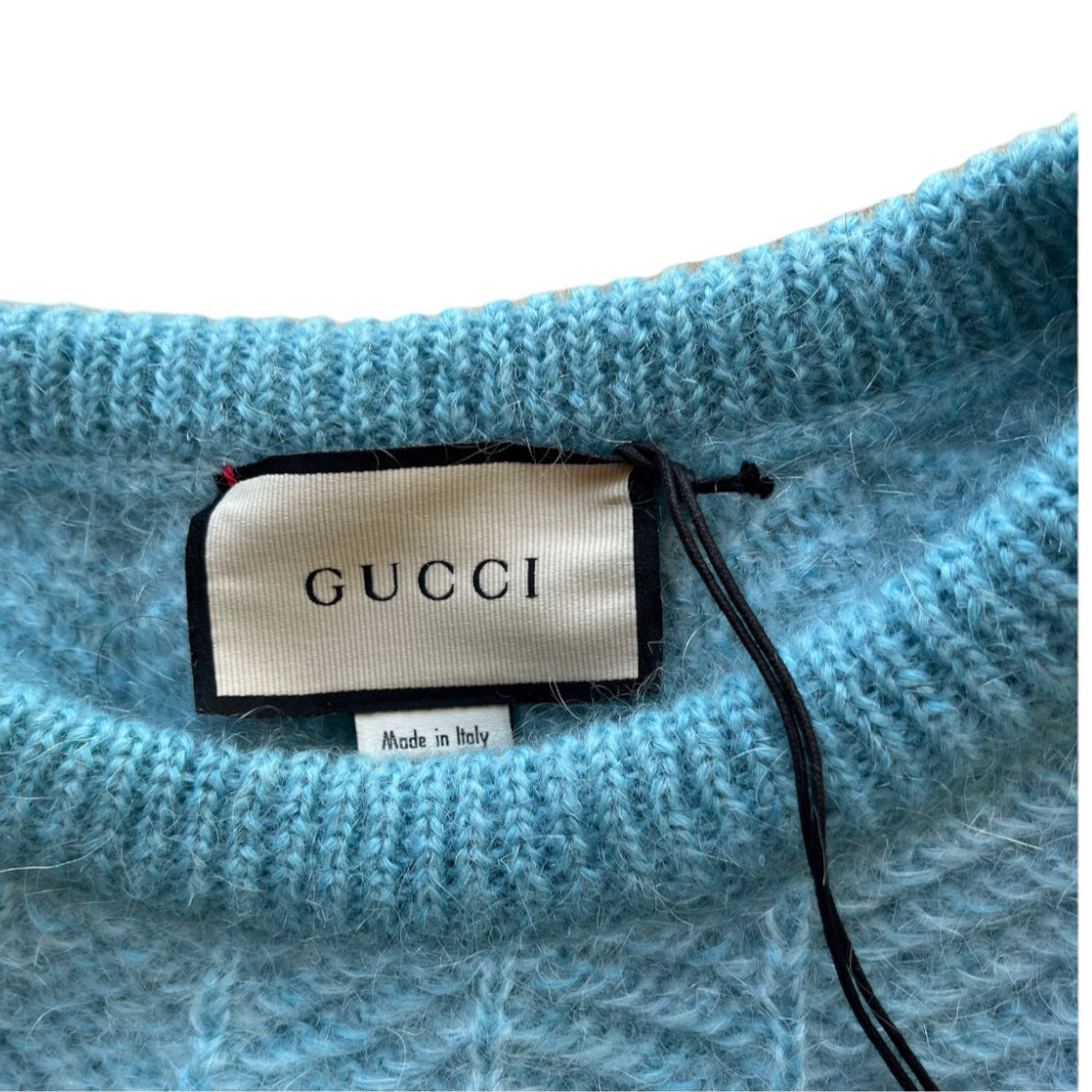 Gucci(グッチ)のレア　グッチ　GUCCI 猫セーター　モヘヤ　cat minou 極美品 レディースのトップス(ニット/セーター)の商品写真