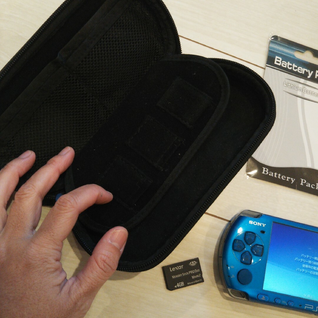 PlayStation Portable - 超美品⭐️psp3000本体⭐️青。新品