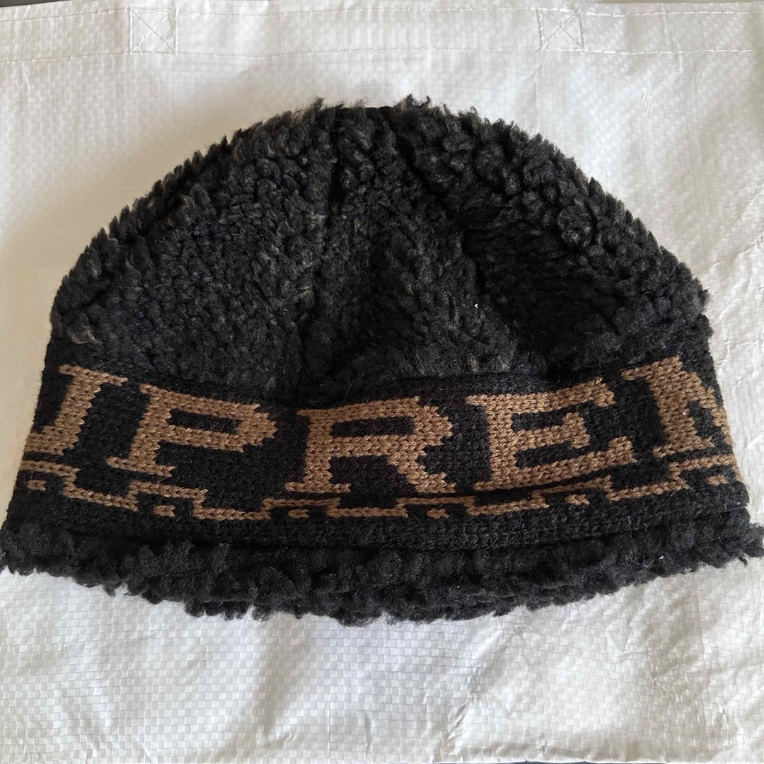 ニット帽/ビーニーSupreme Sherpa Logo Beanie Black - urtrs.ba