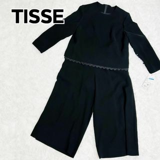 【美品】TISSE ブラックフォーマル セットアップ 喪服 ブラック 11AR(礼服/喪服)