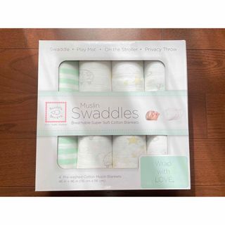 スワドルデザインズ(Swaddle Designs)の【新品】スワドル　おくるみ　4枚セット(おくるみ/ブランケット)