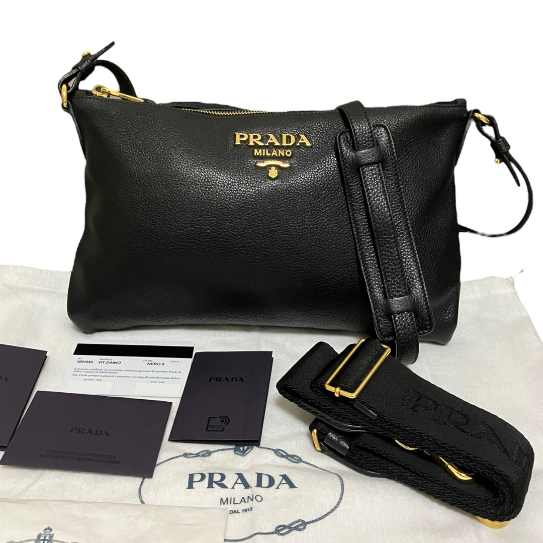 ショルダーバッグPRADA プラダ 1BH050 NERO