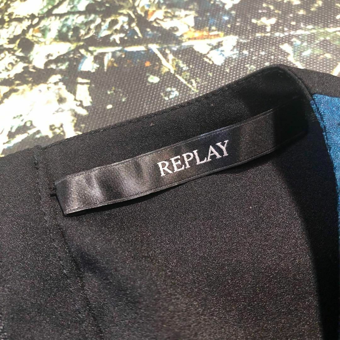 Replay(リプレイ)の【美品】リプレイ-Replay-サテンブラウス サイズS レディースのトップス(シャツ/ブラウス(半袖/袖なし))の商品写真