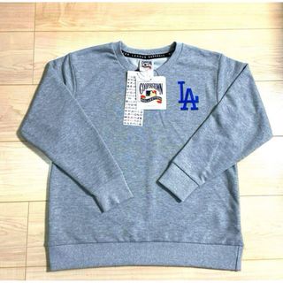 メジャーリーグベースボール(MLB)のMLB ドジャース　 トレーナー　スウェット バックロゴ　150cm グレー(Tシャツ/カットソー)