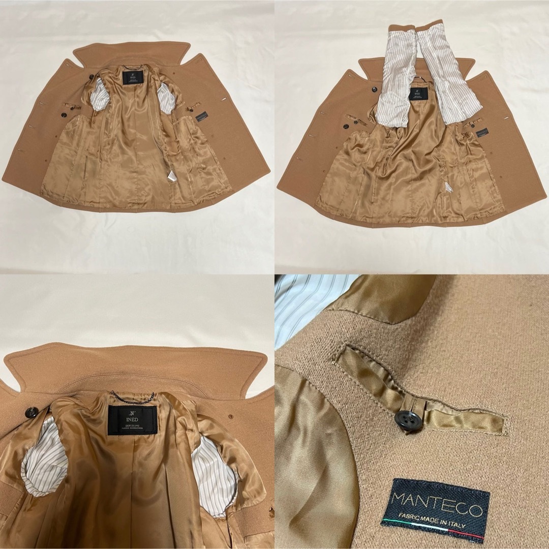 INED(イネド)のINED ピーコート ウールコート ショートコート MANTECO 小さいサイズ レディースのジャケット/アウター(ピーコート)の商品写真