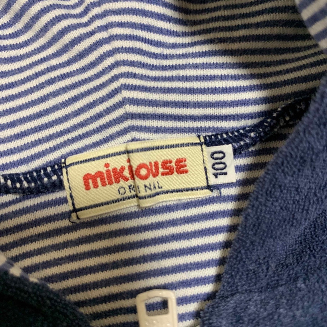 mikihouse(ミキハウス)のミキハウス　パーカー　１００センチ キッズ/ベビー/マタニティのキッズ服男の子用(90cm~)(ジャケット/上着)の商品写真