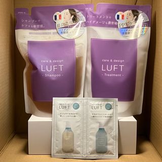 ルフト(LUFT)のLUFT ケア&デザイン シャンプー・トリートメント 詰替 410ml 試供品付(シャンプー/コンディショナーセット)