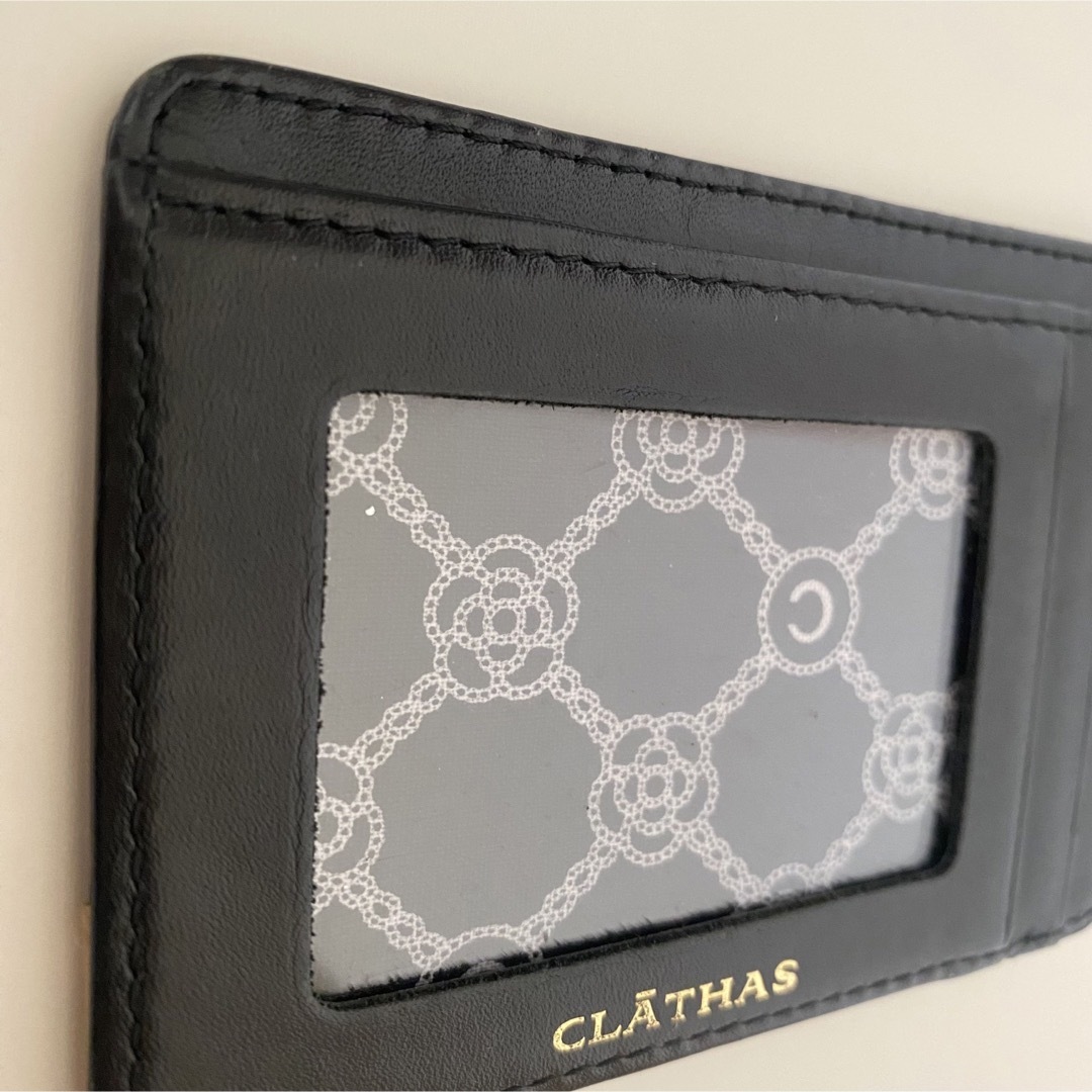 CLATHAS(クレイサス)のクレイサス　CLATHAS レザー　パスケース　定期入れ　カードケース　名刺入れ レディースのファッション小物(名刺入れ/定期入れ)の商品写真