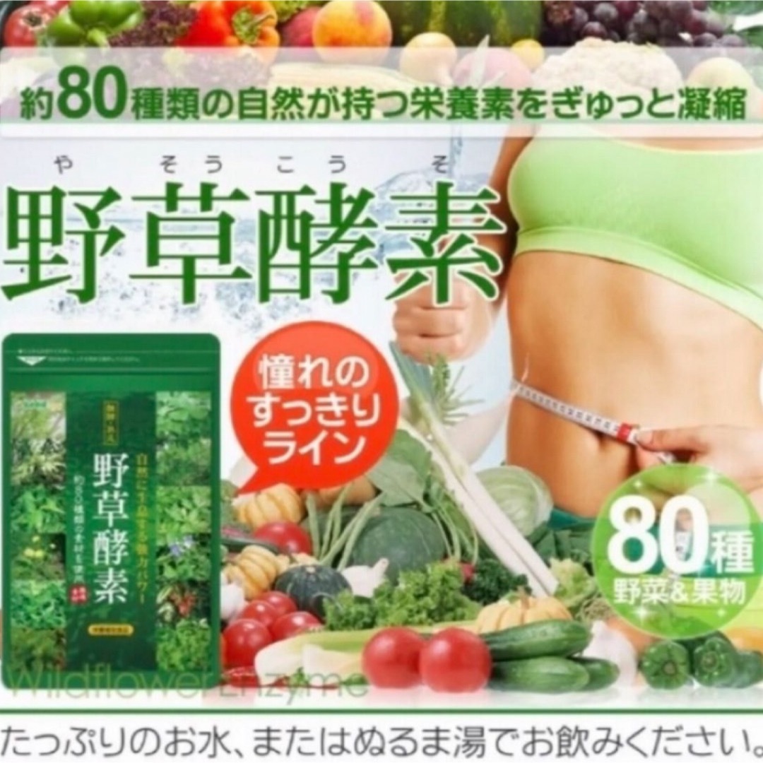 野草酵素 サプリメント　ダイエット　酵母　菌活 コスメ/美容のダイエット(ダイエット食品)の商品写真