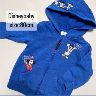 ディズニー(Disney)のDisneybaby   ディズニーベビー　パーカー　プリント　ミッキーマウス　(トレーナー)