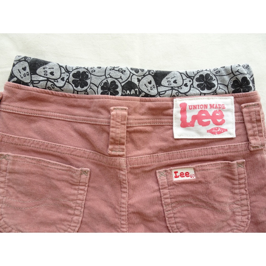 Lee(リー)のLee★リー★ショートパンツ★コーデュロイ★ピンク系★140 キッズ/ベビー/マタニティのキッズ服女の子用(90cm~)(パンツ/スパッツ)の商品写真