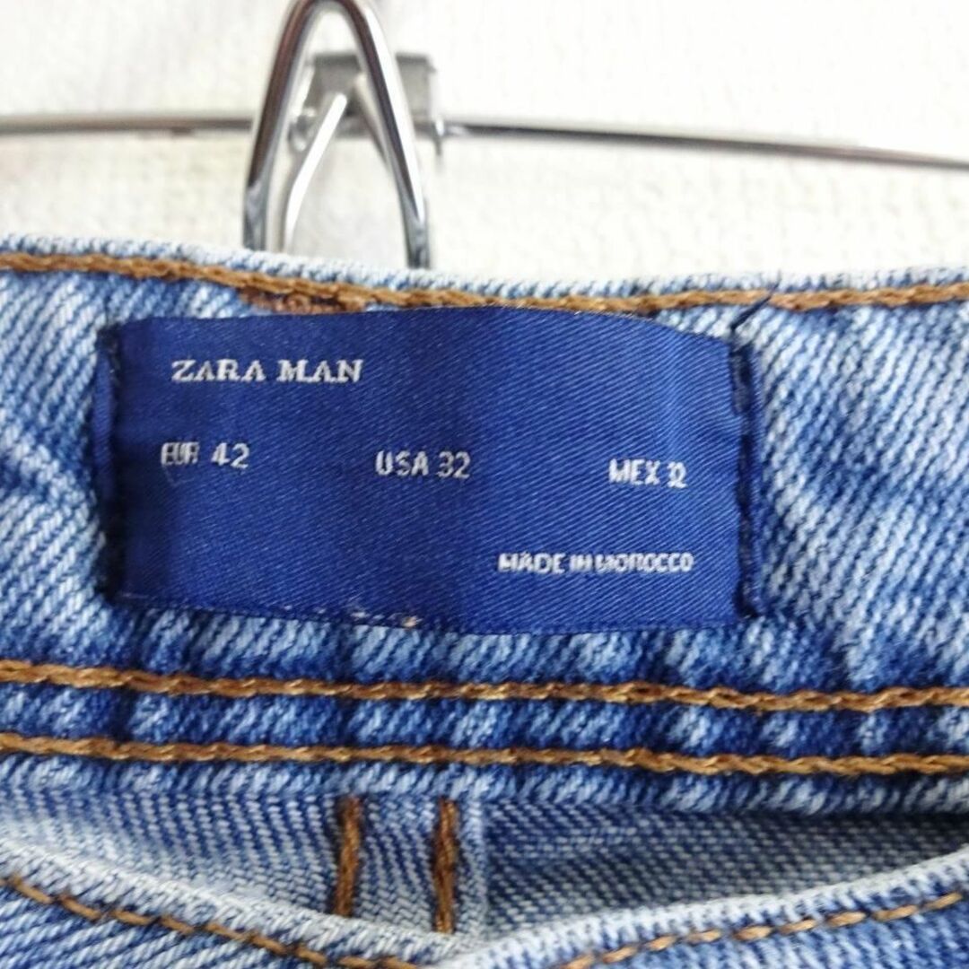 ZARA(ザラ)のZARA MAN　スキニーテーパードデニム　W79cm　ストレッチ　明ブルー メンズのパンツ(デニム/ジーンズ)の商品写真