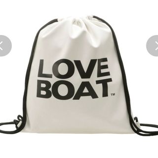 ラブボート(LOVE BOAT)のホワイト　新品未開封　LOVE BOAT  × jouetie  ナップサック(その他)