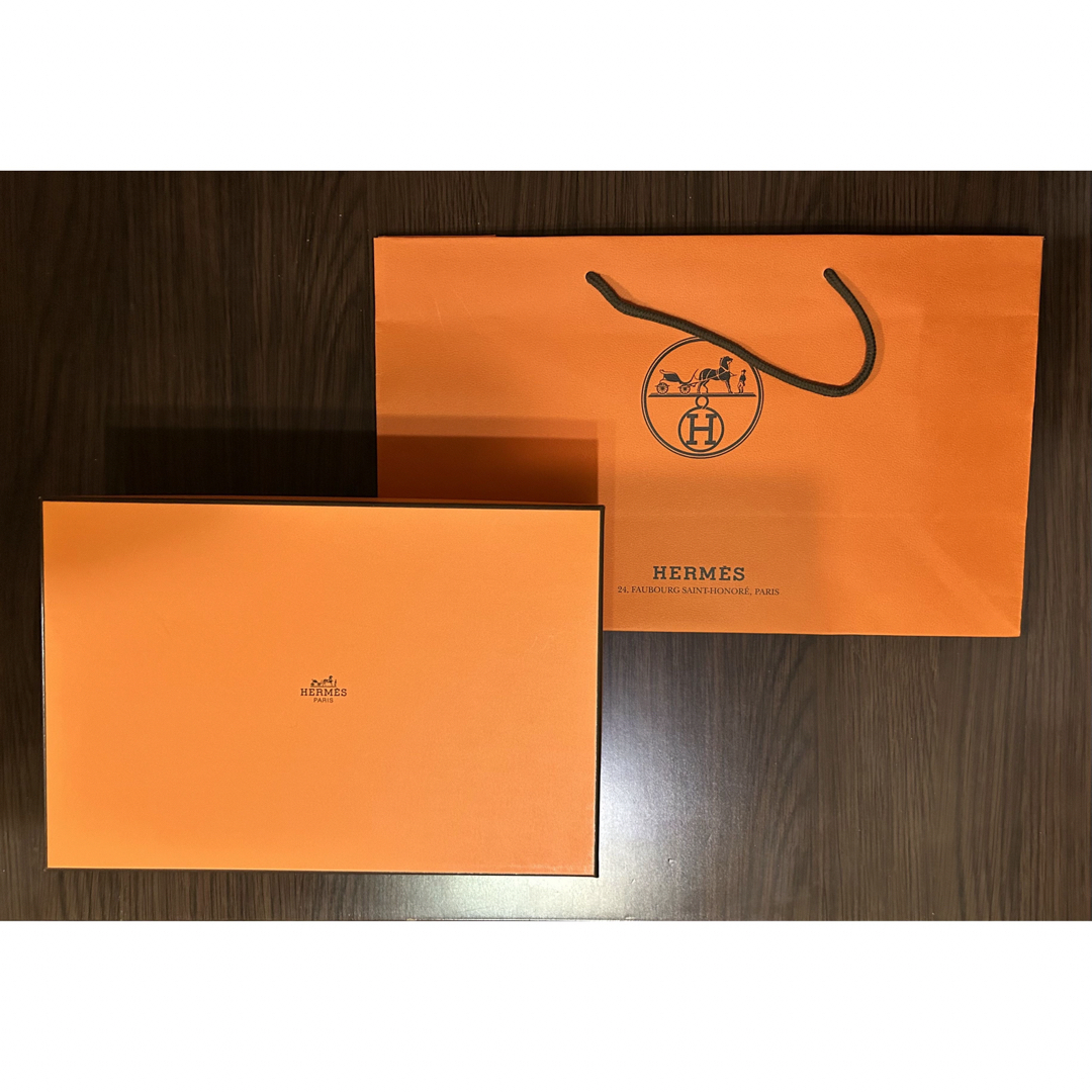 Hermes(エルメス)のHERMES エルメスショッパーズバッグ&ボックス＆リボン レディースのバッグ(ショップ袋)の商品写真