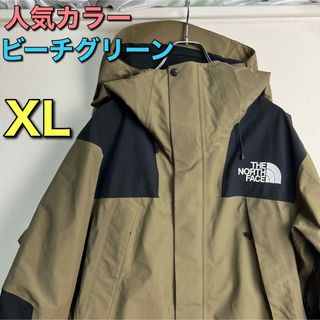 ザノースフェイス(THE NORTH FACE)のノースフェイス　マウンテンジャケット　ビーチグリーン　XL NP61800(マウンテンパーカー)