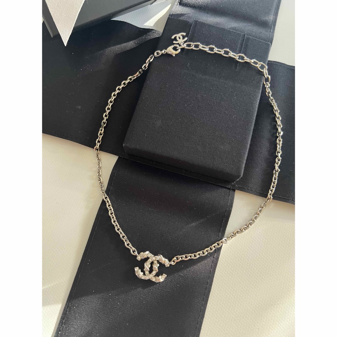 CHANEL 2021年購入 ネックレス・チョーカー シルバー、ライン CHANEL 2021年購入 ネックレス・チョーカー シルバー、ライン